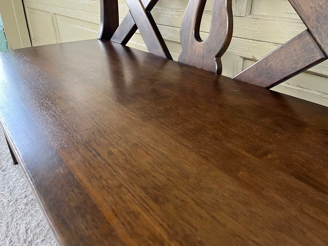 カリモク RUSTIC ベンチ 104㎝ アンティーク ルスティック801029