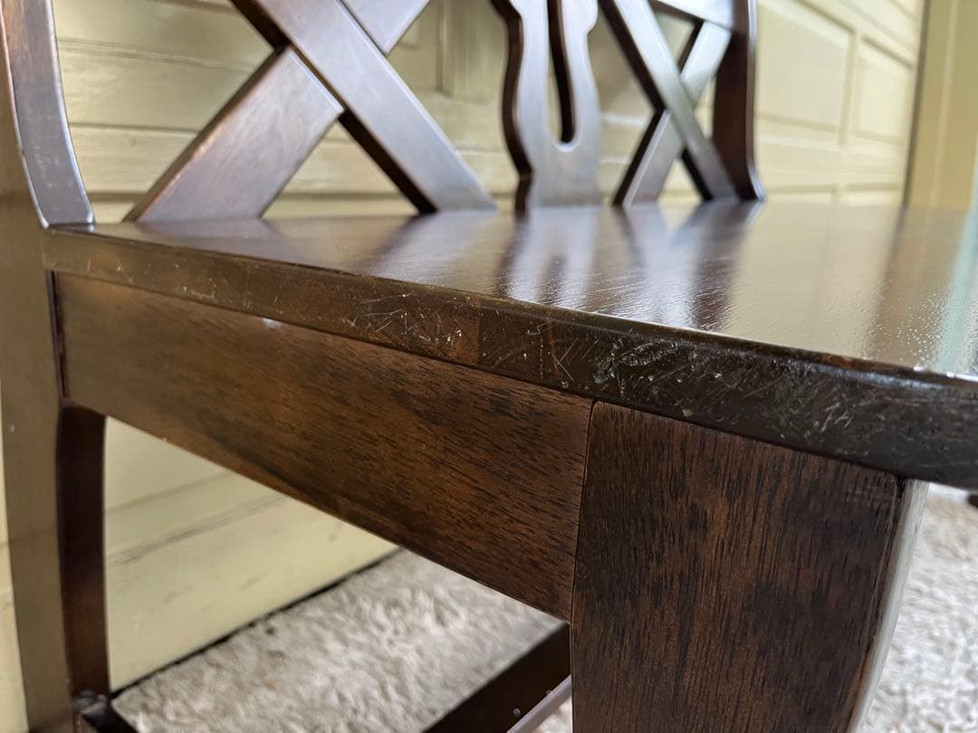 カリモク RUSTIC ベンチ 104㎝ アンティーク ルスティック801029