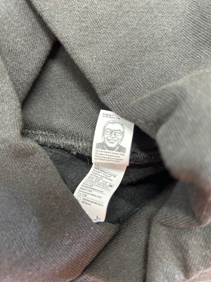 ロサンゼルスアパレル パーカー プルオーバー 黒 L新品