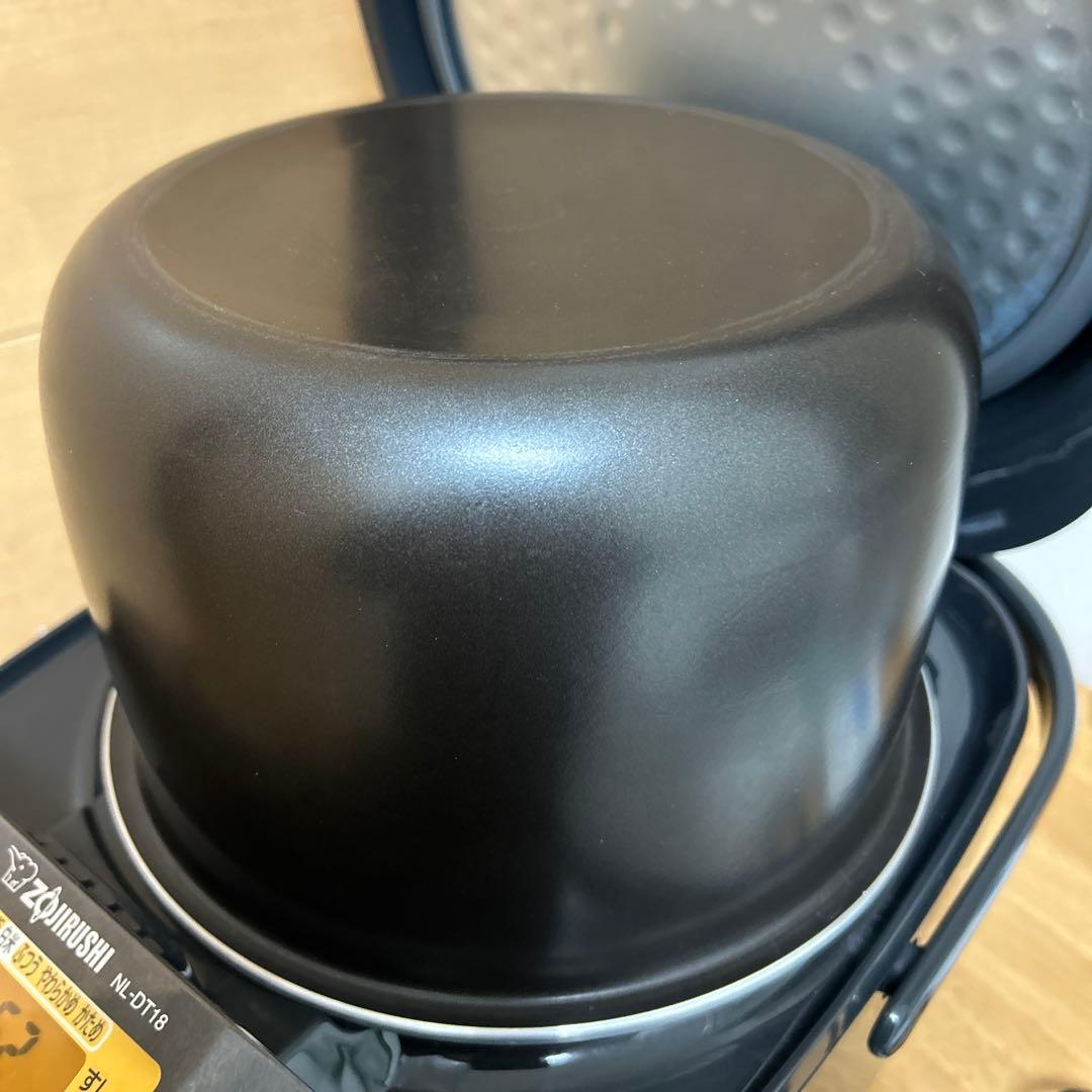 象印　炊飯器4mm黒厚釜　NL-DT18 一升炊き