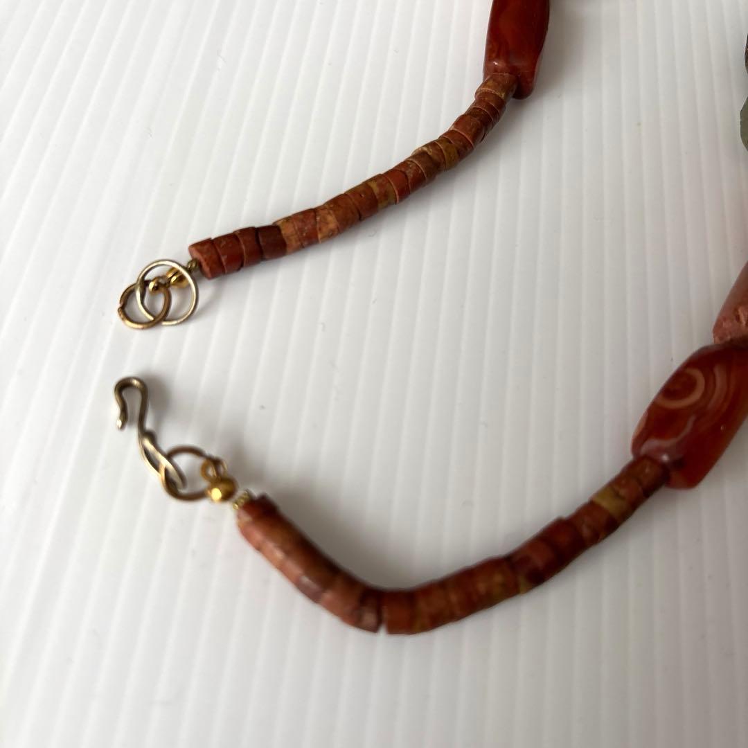 トレードビーズ　ネックレス　とんぼ玉　ベネチアン　アンティーク　ヴィンテージ