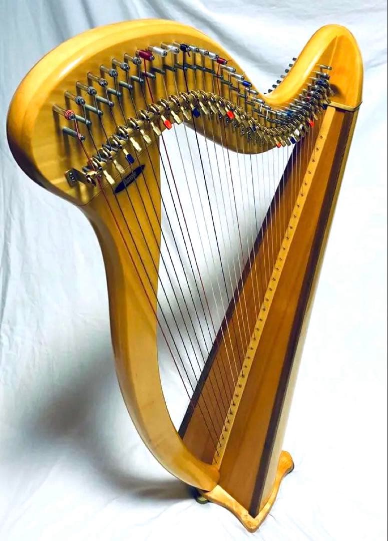 Aoyama Harp 130N 34弦 ハープ 青山ハープ 動作確認済み