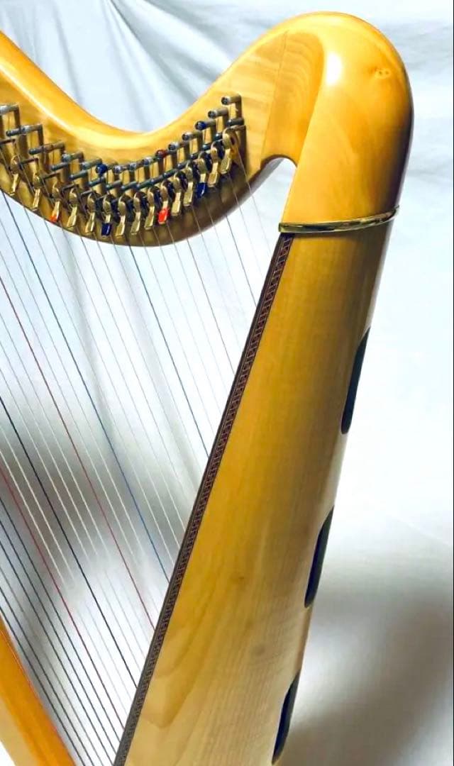 Aoyama Harp 130N 34弦 ハープ 青山ハープ 動作確認済み