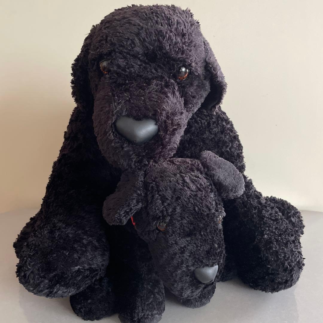 ステファンヒューネック サリー　黒ラブ　ぬいぐるみ　2体セット