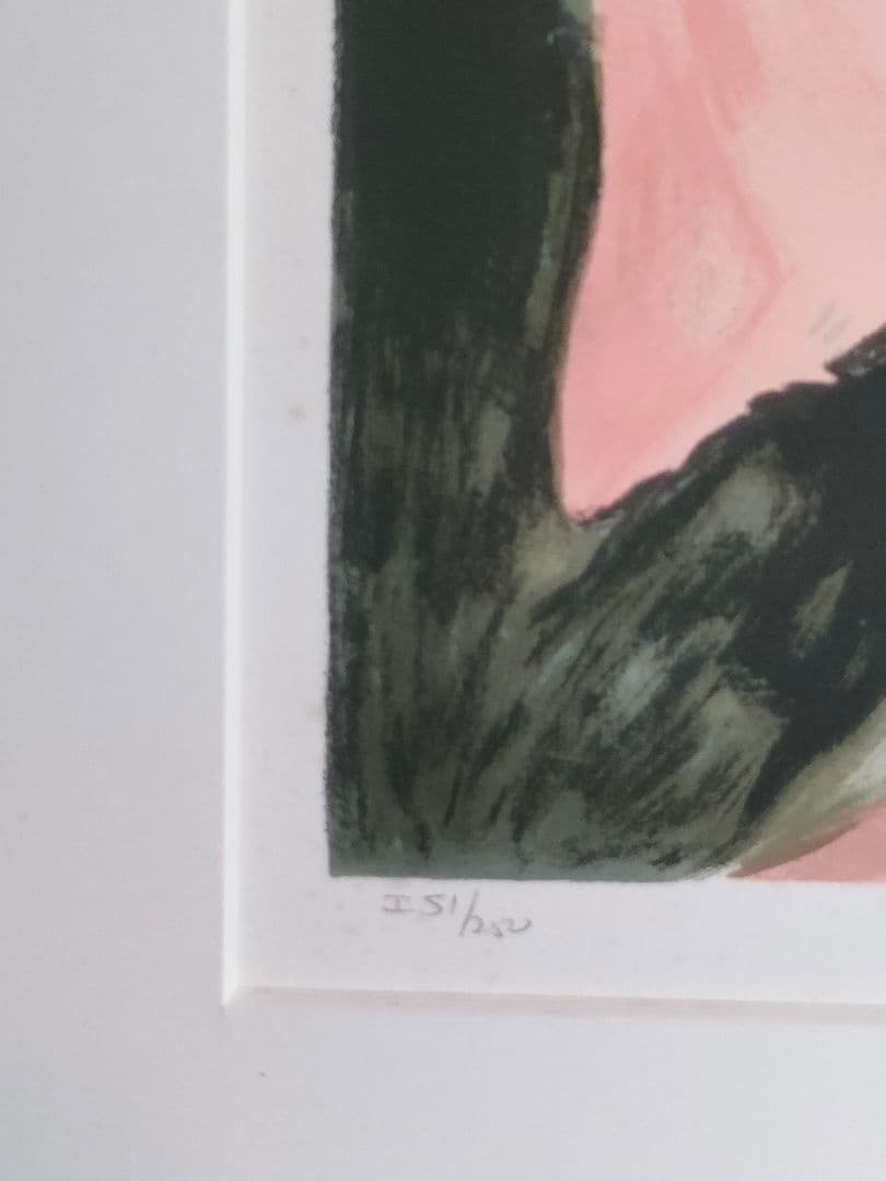 マリーローランサン リトグラフ石版 少女