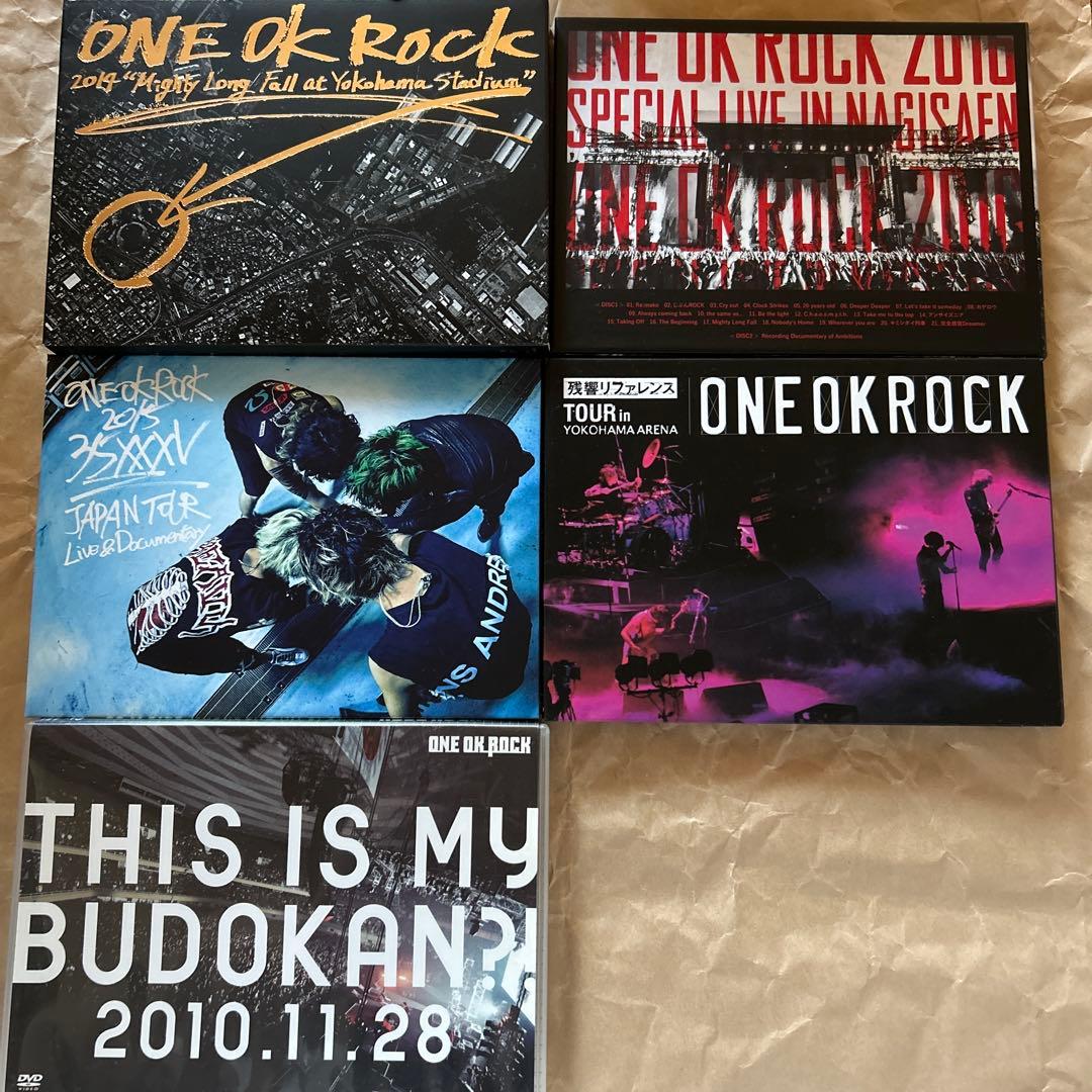 ONE OK ROCK BluRay DVD 全5枚