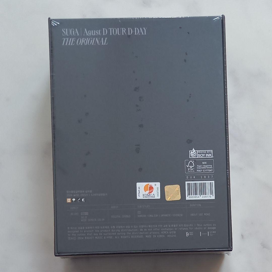 ミュージック BTS SUGA Agust D TOUR D-DAY The Original