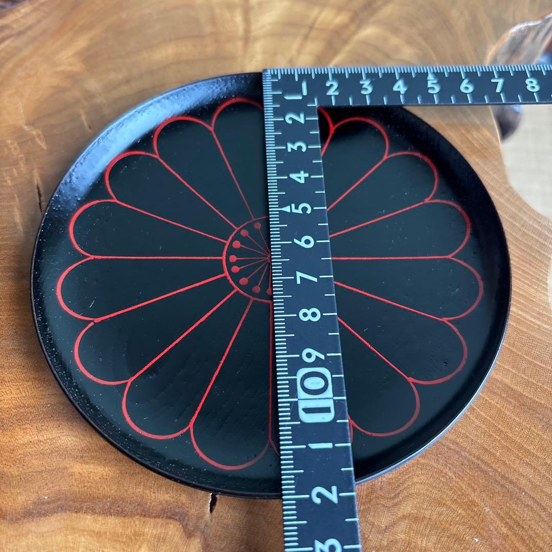 平安 象彦 菊 銘々皿 5枚組 共箱(定価29.700)