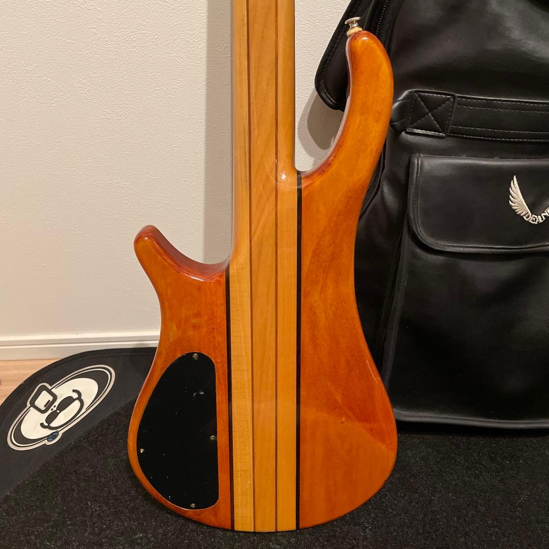 DEAN guitar ディーン Razor アンバー 4弦ベース 専用ケース付