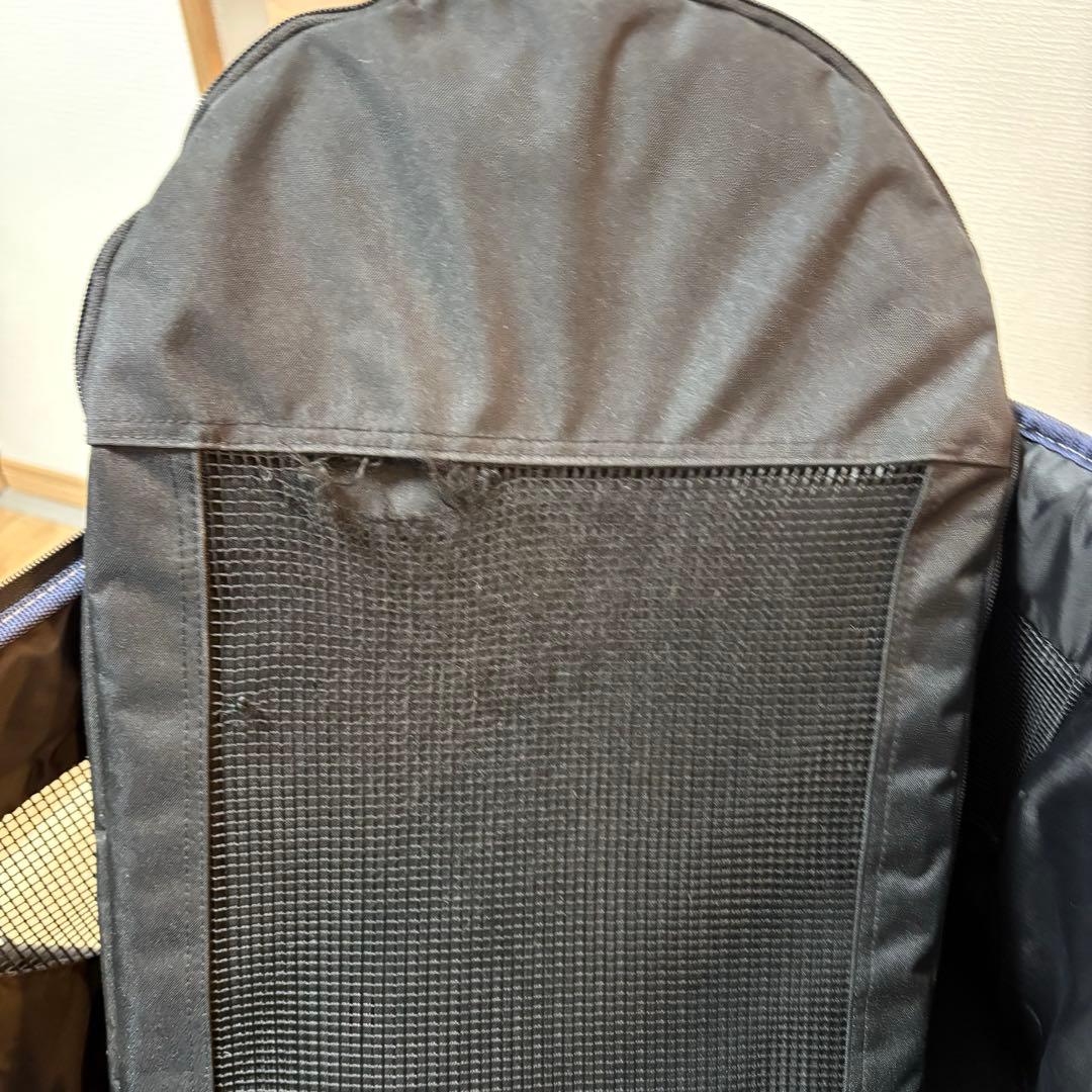 デニム風ペットバギー/犬用キャリー