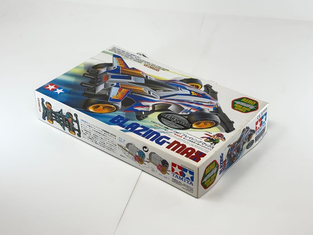 【未組立】【限定】ミニ四駆　ブレイジングマックス　クリヤースペシャル（ブルー）