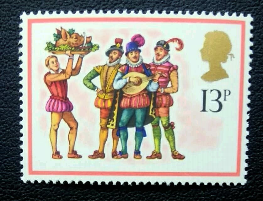 ★外国切手　イギリス　クリスマス　未使用4種完