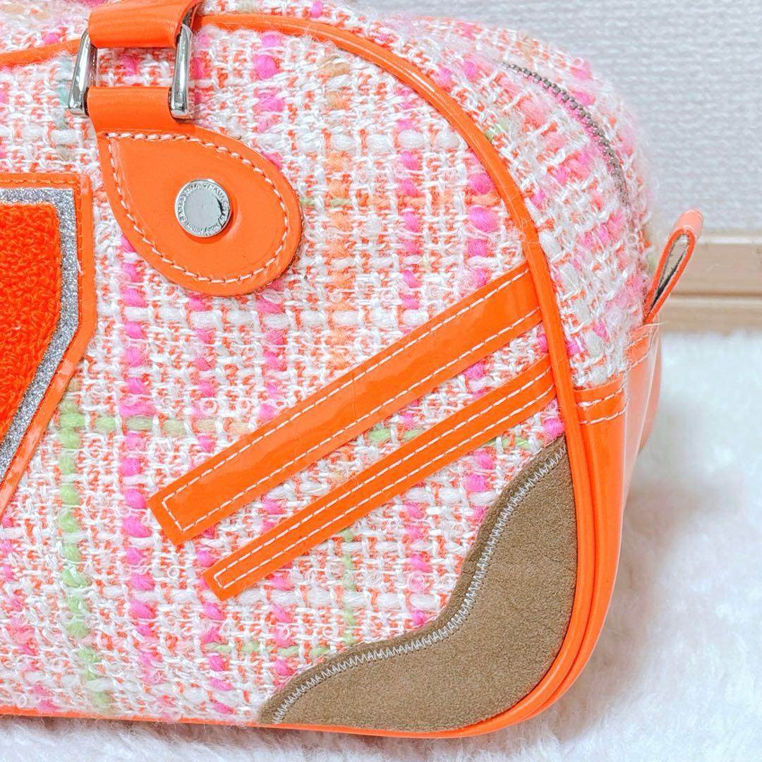 y2k サマンサタバサ×ニッキーヒルトン ミニボストンバッグ ツイード