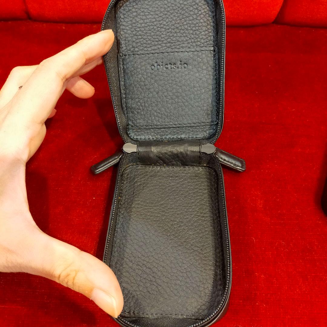 土屋鞄 objcts.io iPhone14Pro ケース、マイクロバッグ