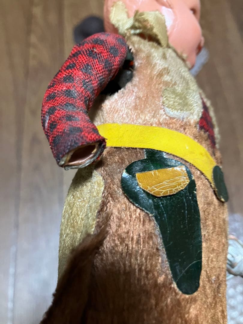 破損あり　ビンテージ　マスダヤ　カウボーイ　ブリキ　可動品　1950年代