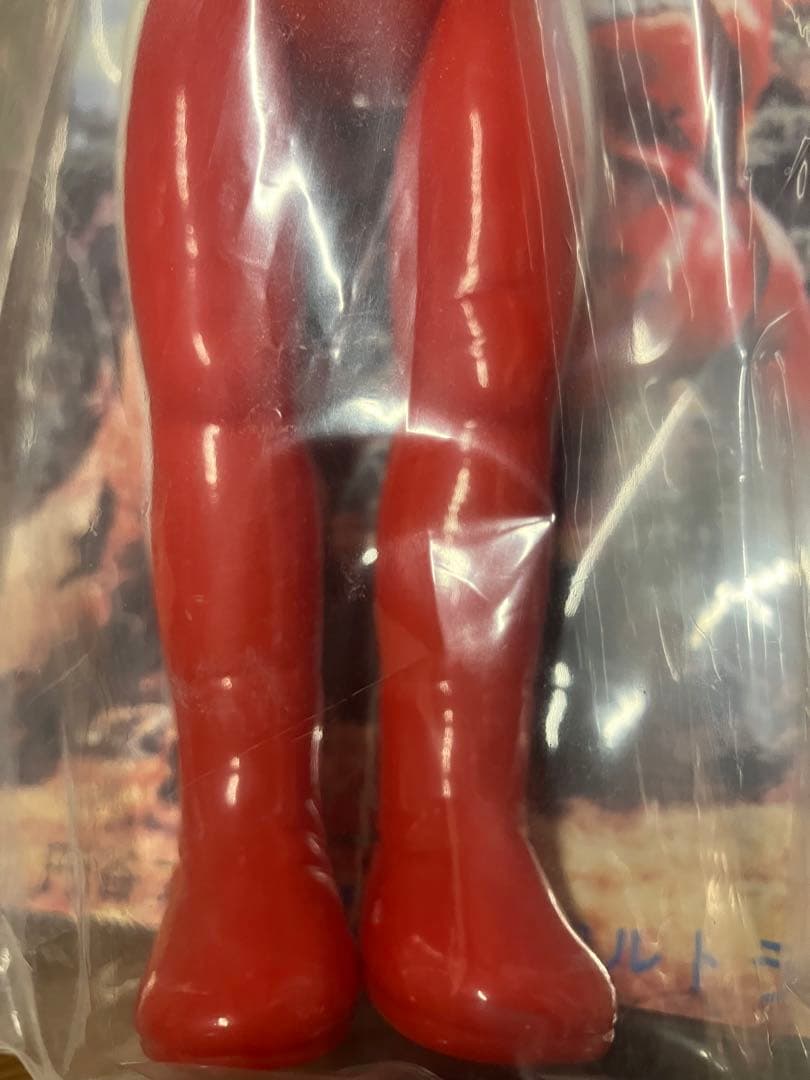 (最終値下げ) マルサンソフビ　まぼろしのウルトラセブン 450 赤