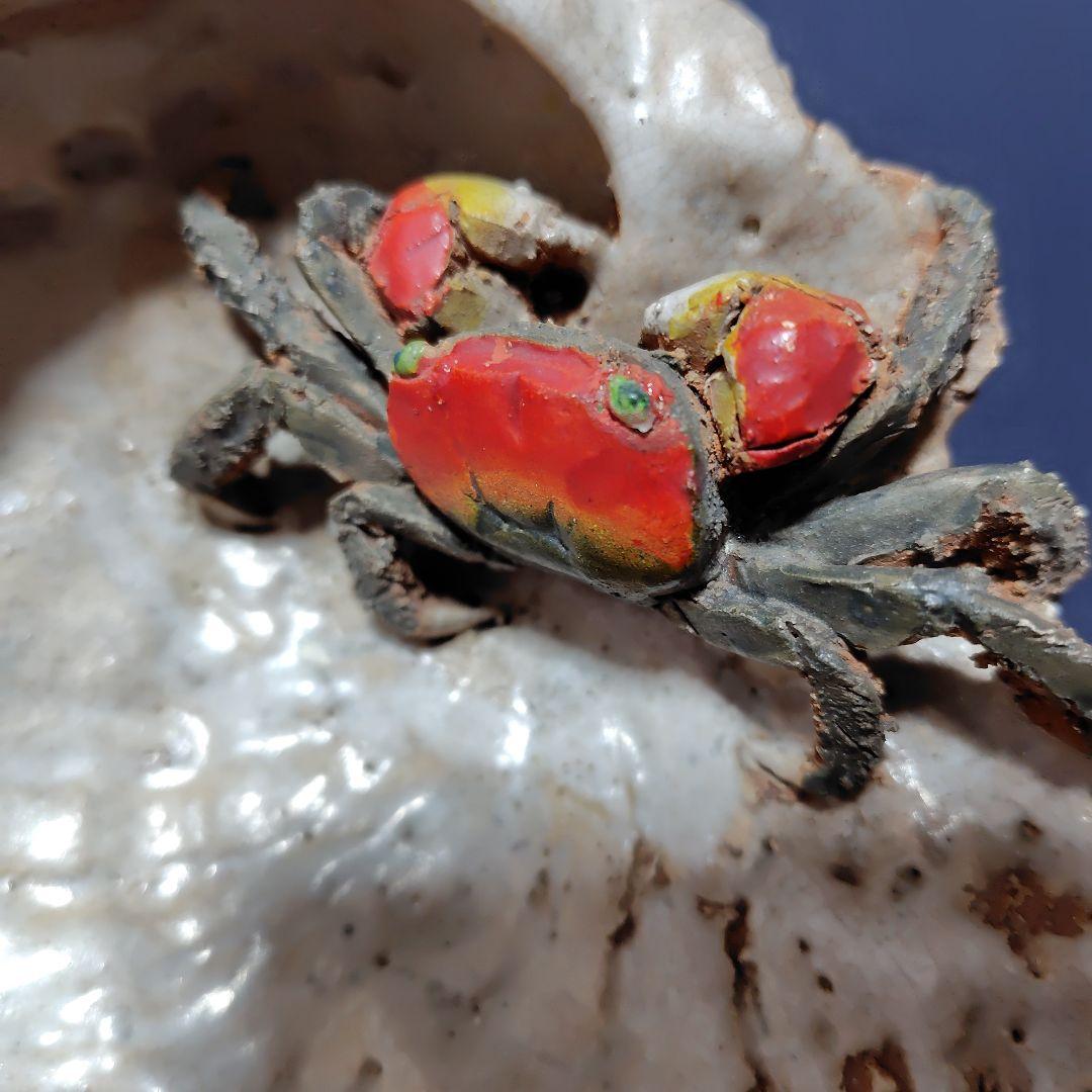 水月焼き・アワビ型蟹皿