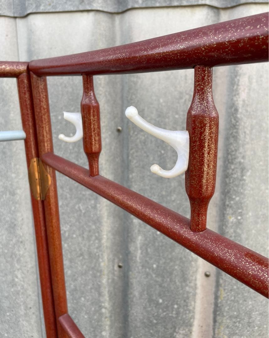 稀少/古道具/当時物/無垢材/木製/衣紋掛け/衣桁/着物掛け/27