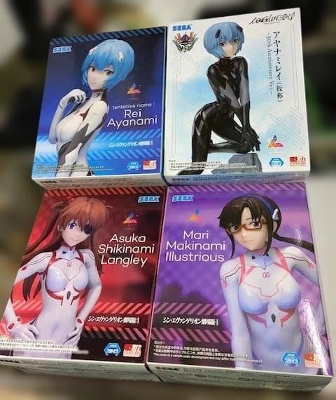 シン・エヴァンゲリオン劇場版 Luminasta フィギュア4体