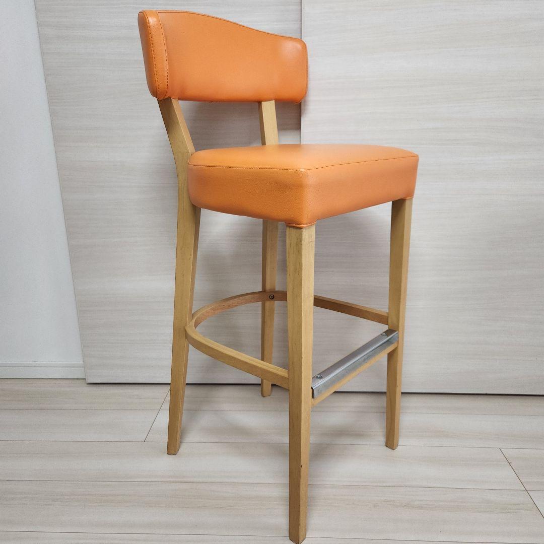 ②マニコカウンターB MANICO 背張 背もたれ付き カウンターチェア