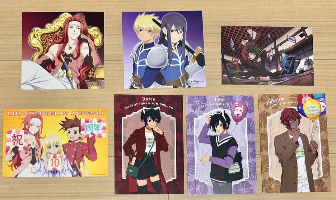 テイルズ オブ シンフォニア エクシリア ジアビス　特典 まとめ イラストカード