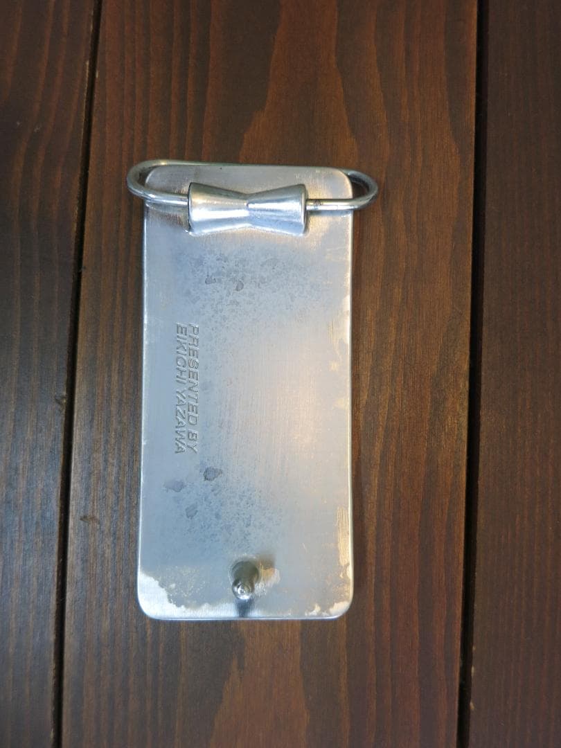 矢沢永吉さん　E.YAZAWA バックル 黒/銀