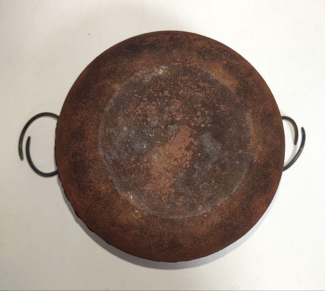 茶釜 茶がま あられ 茶道具 茶室 骨董品 古道具 アラレ 鉄瓶 茶道 霰星