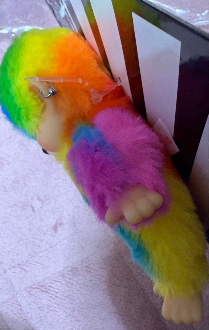 未開封　木村カエラ×モンチッチ　カエチッチ　カラフルレインボー　キーチェーン