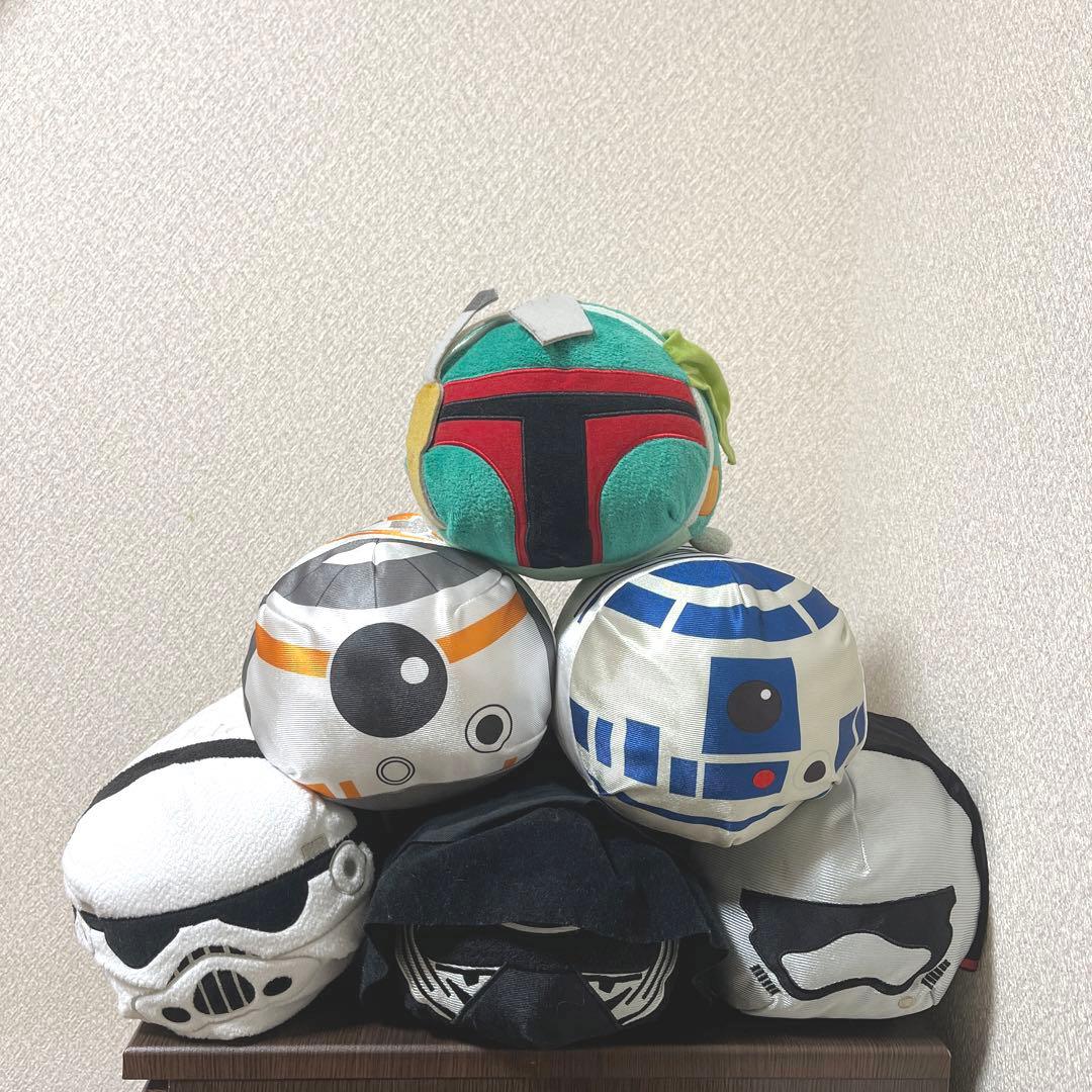 ツムツム スターウォーズ （M）ミドルサイズ 6点セット