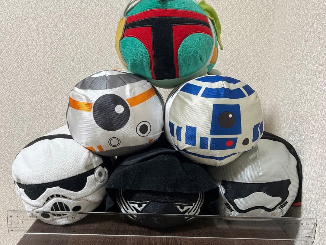 ツムツム スターウォーズ （M）ミドルサイズ 6点セット