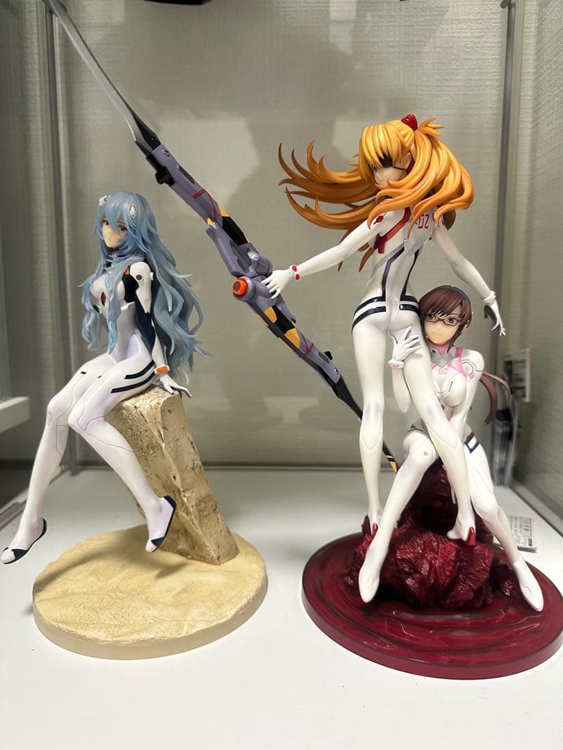 メガハウス　真エヴァンゲリオン フィギュアセット 綾波レイ アスカ