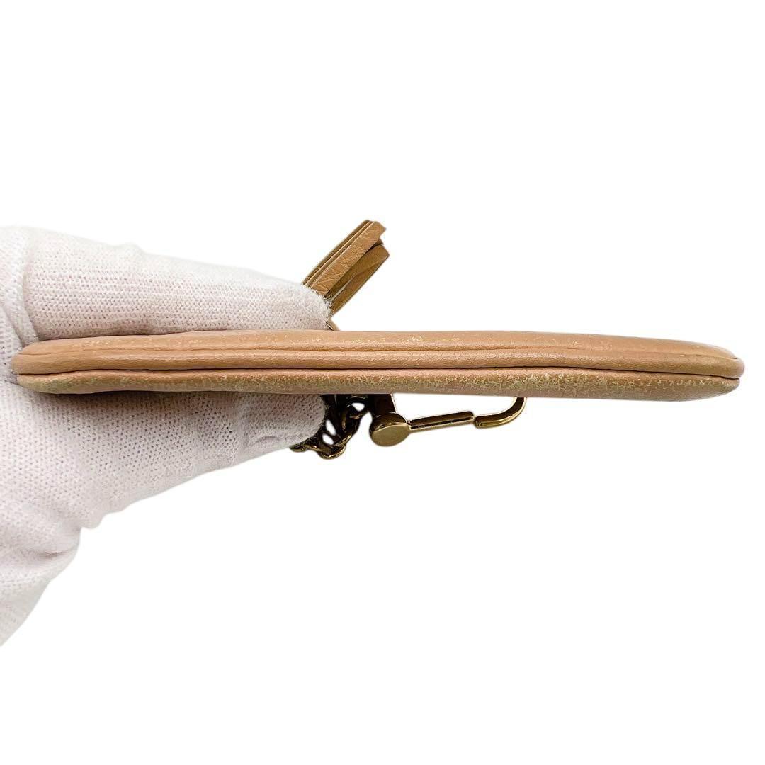 専用　GUCCI タッセル ベージュ キーリング ケース 6964