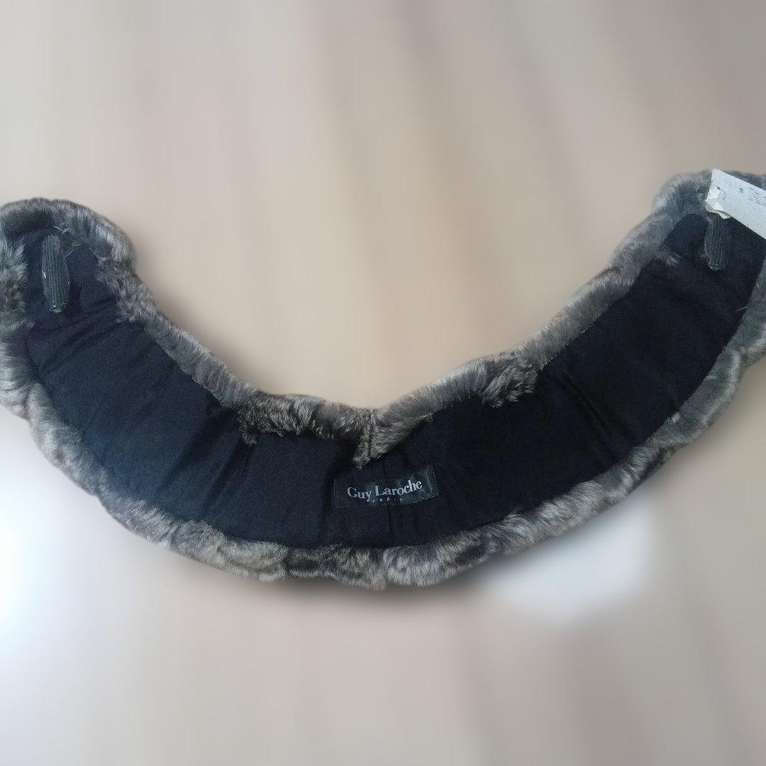 新品タグ付き☆　Guy Laroche 　チンチラ ファー マフラー　襟巻