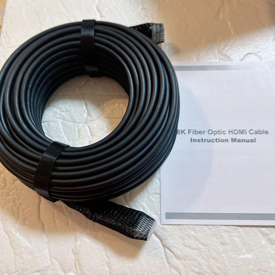 8K光ファイバーHDMIケーブル 20m HDMI 2.1ケーブル　未使用品