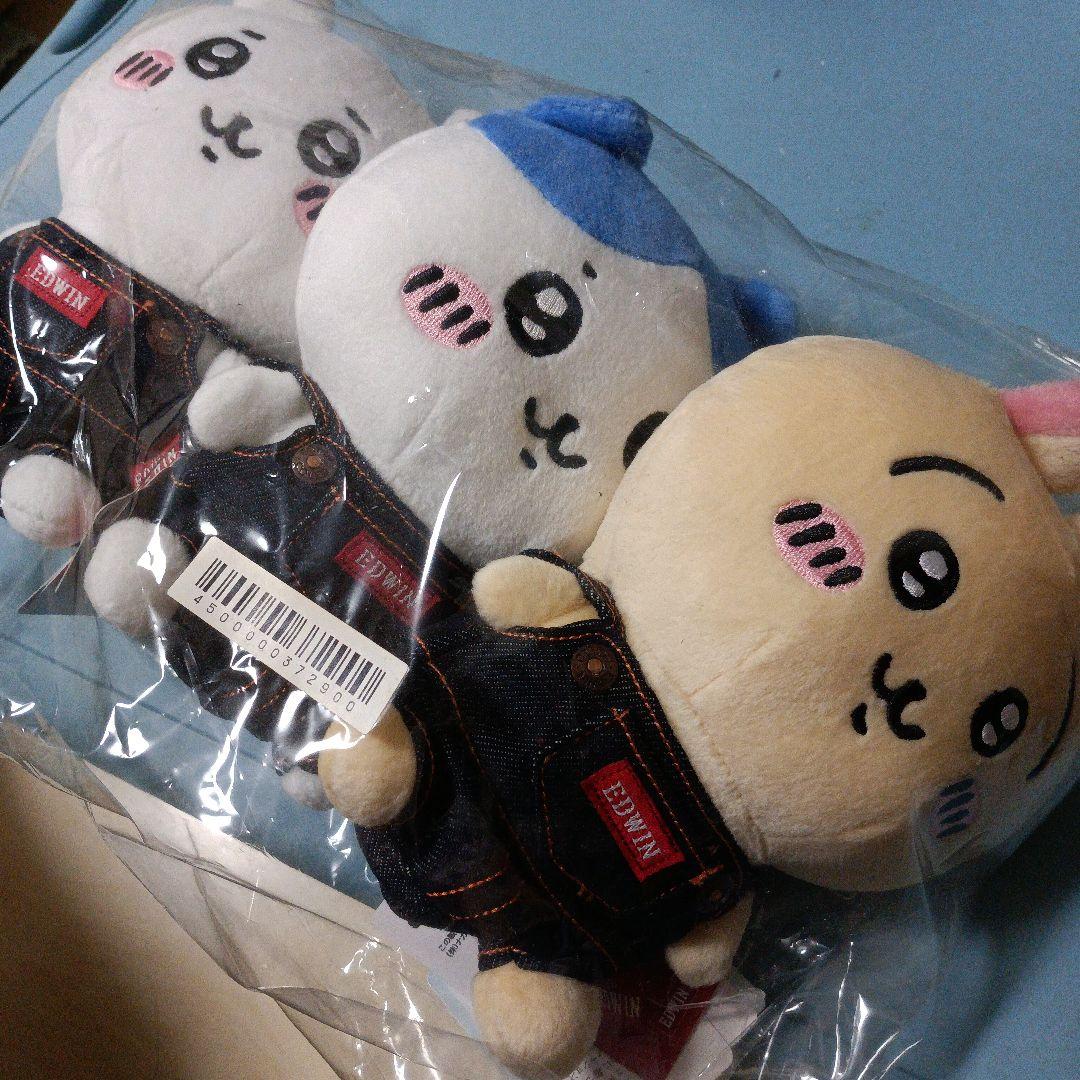 【激レア】EDWIN ちいかわ ぬいぐるみ3体セット その他ぬいぐるみ