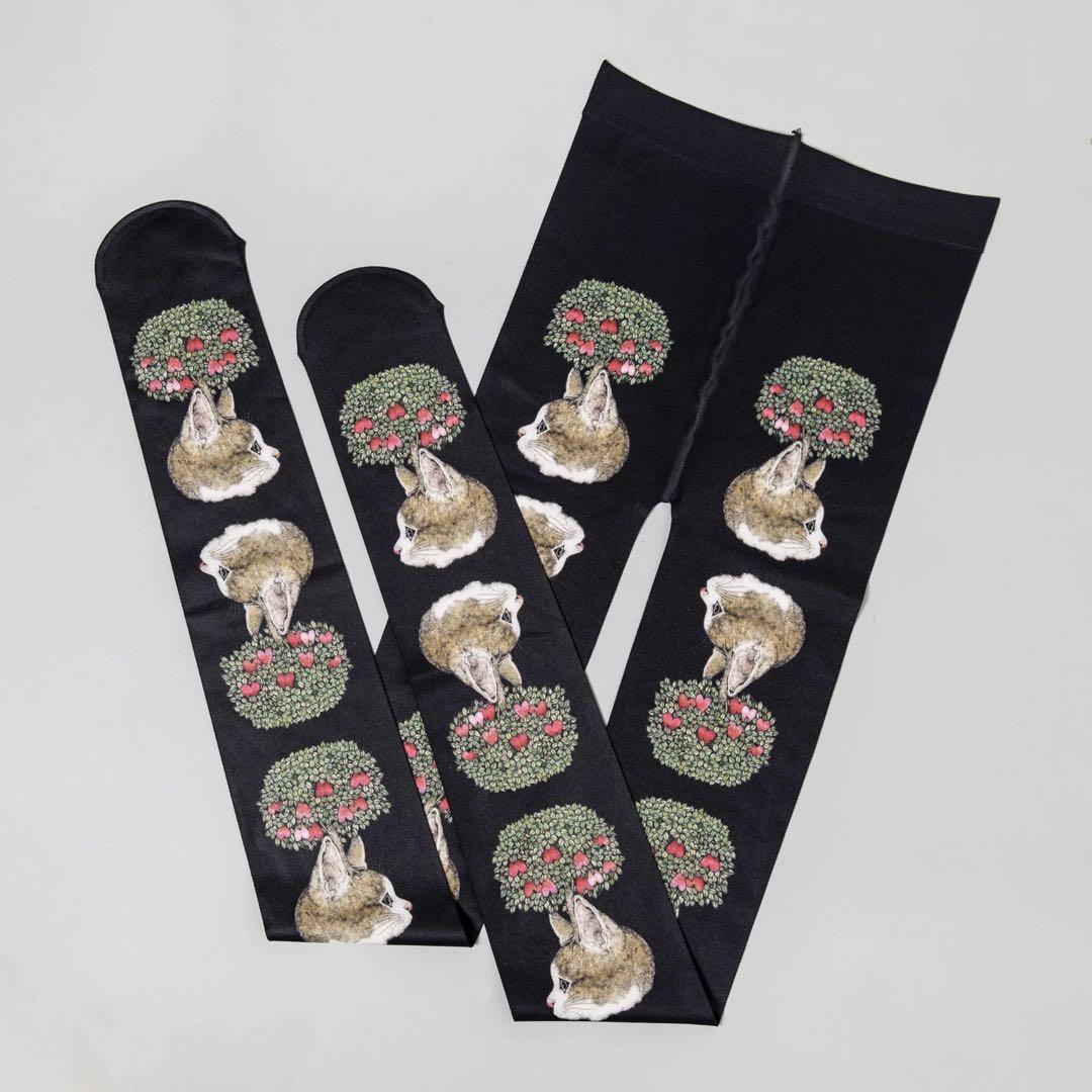 ヒグチユウコ ボリス雑貨店 タイツ 2足セット