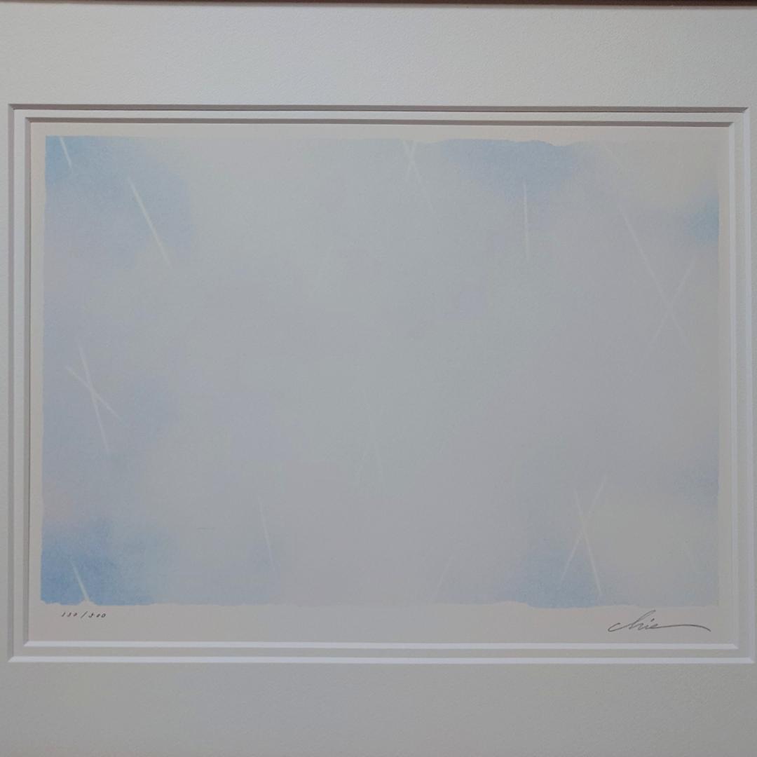 スピリチュアルアーティスト ChieArt 「雨音ー静かな午後ー」 額入