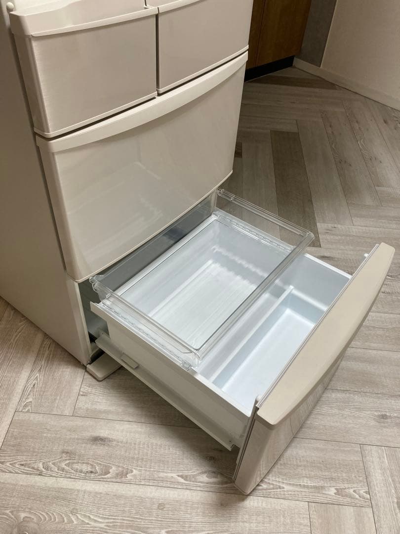 美品　Panasonic 冷蔵庫 NR-E436TL-N 自動製氷　フルオープン