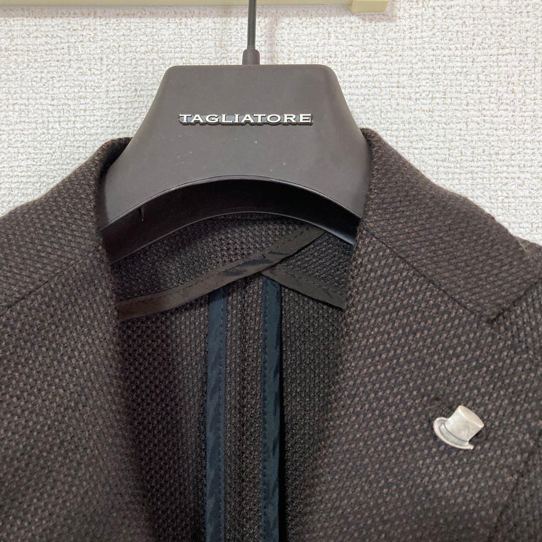 TAGLIATORE ダークブラウン ジャケット　ジレ