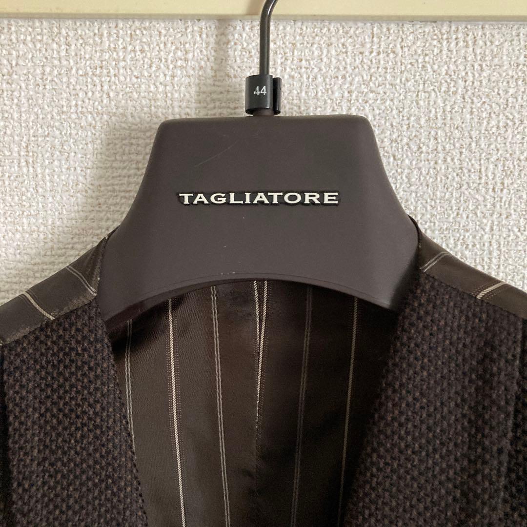 TAGLIATORE ダークブラウン ジャケット　ジレ
