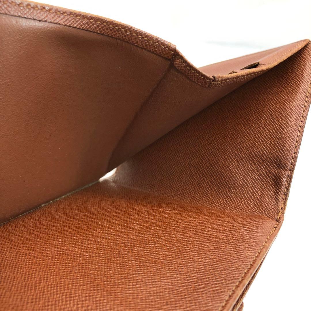 LOUIS VUITTON ヴィトン　モノグラム　三つ折り　財布