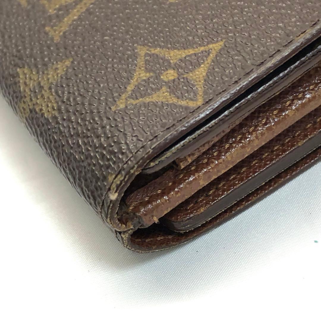 LOUIS VUITTON ヴィトン　モノグラム　三つ折り　財布