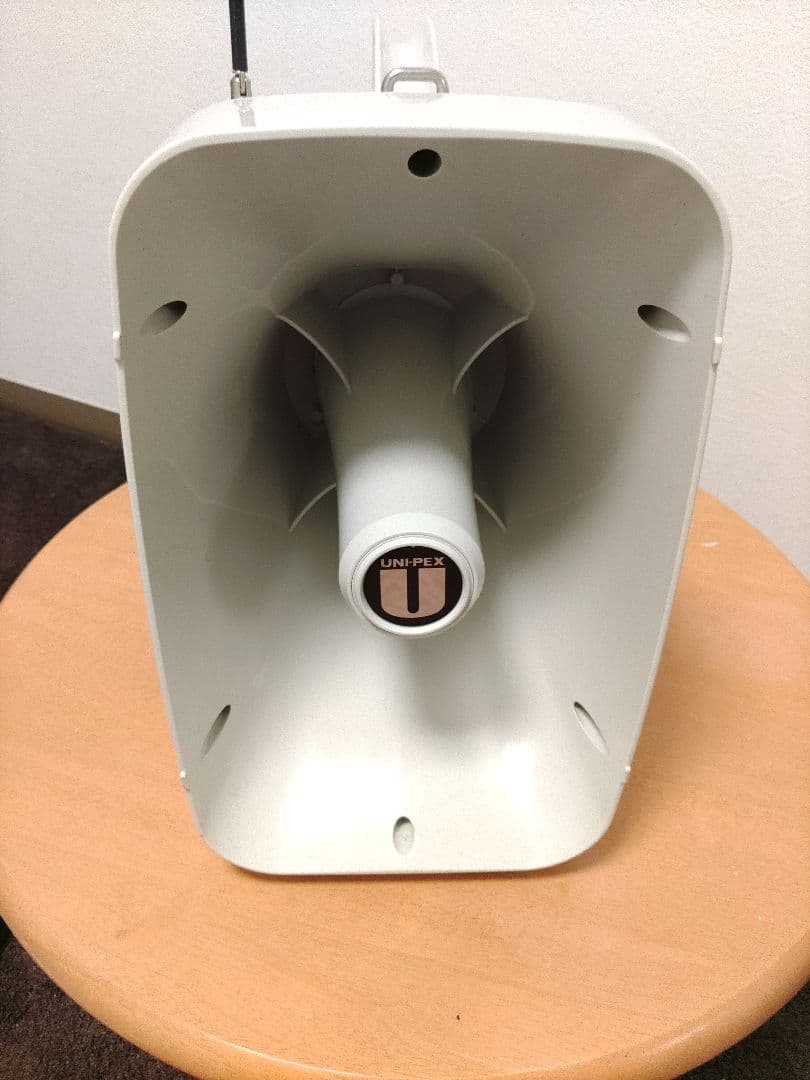 【説明書付】UNI-PEX TWB-300 防滴メガホン　ワイヤレス拡声器セット