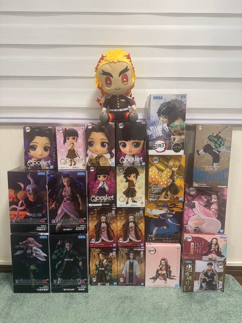 ゆ*お様 鬼滅の刃　フィギュア23体　新品未開封