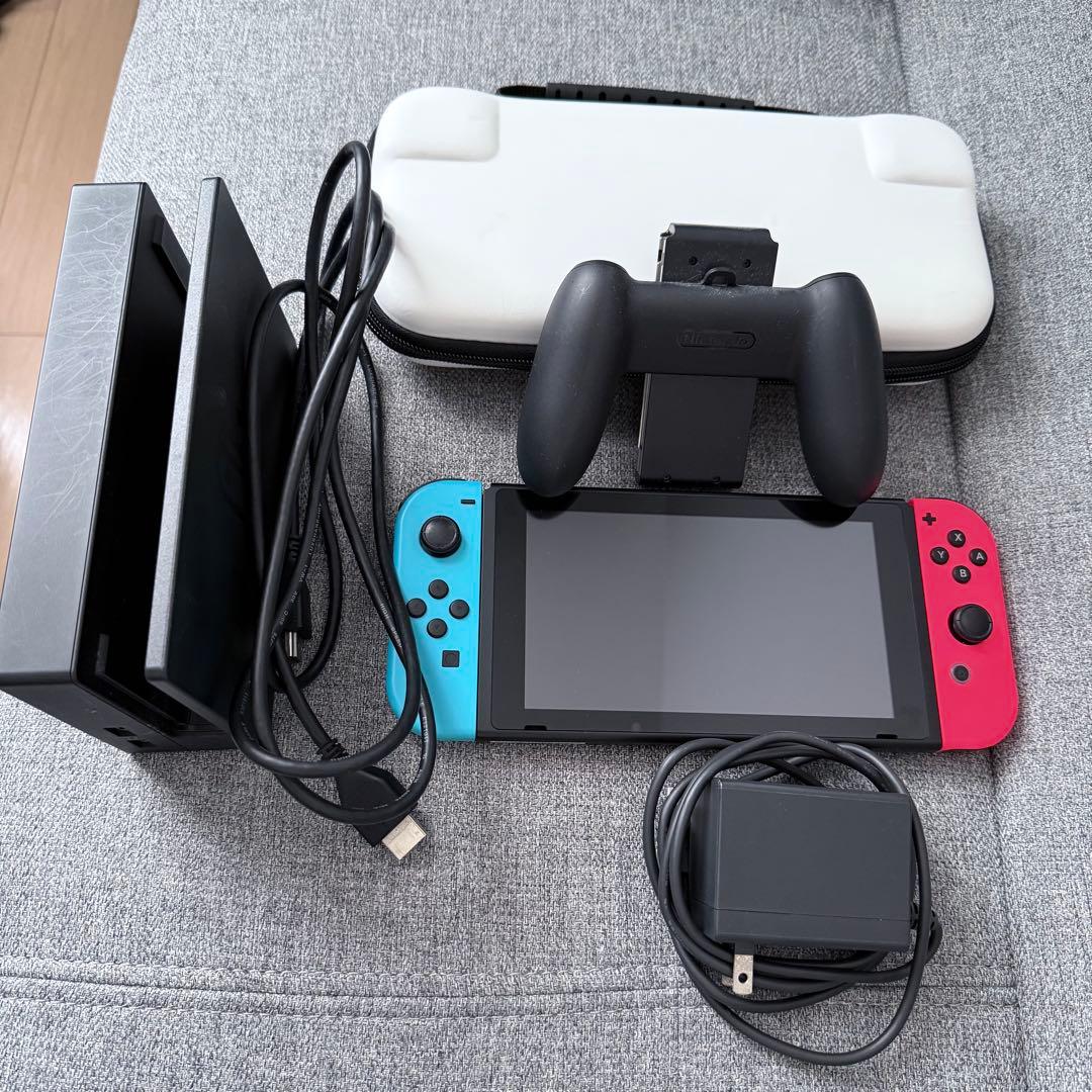Nintendo Switch 本体 ネオンブルー/ネオンレッド（箱なし）