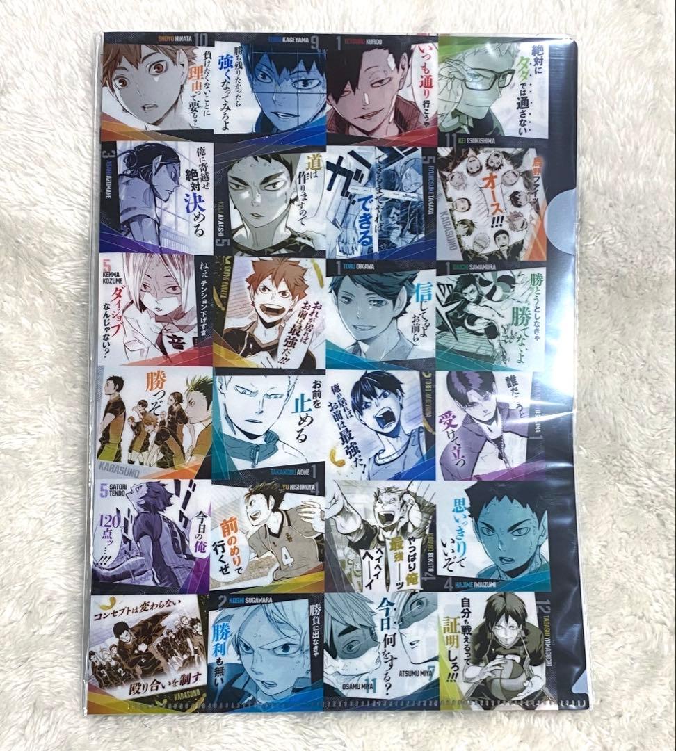 ハイキュー クリアファイル 2枚セット