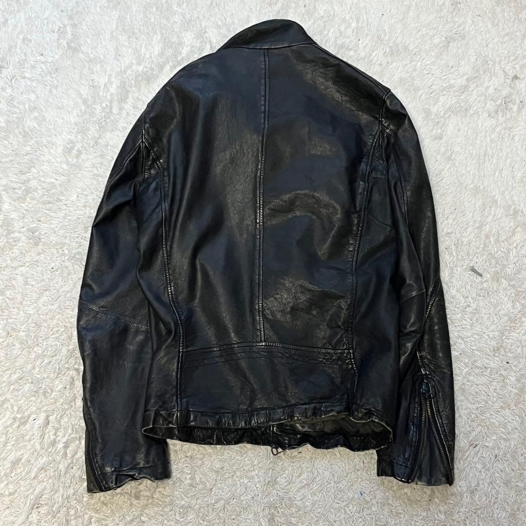 Y2K grunge お兄系 平成初期 変形 leather jacket M