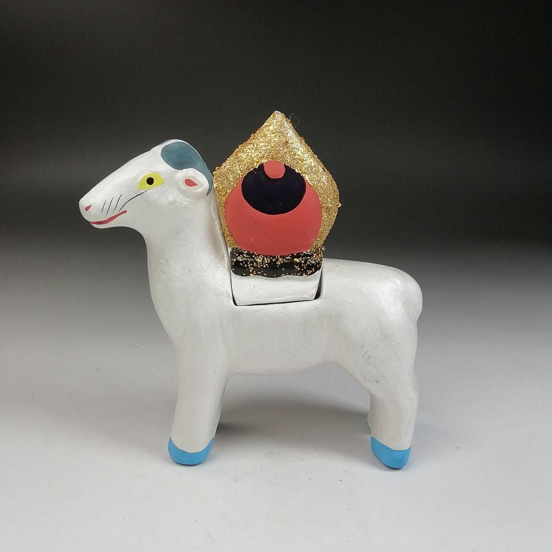 Ｗ９９　香合　『伏見人形』『六代目　丹喜 作』　共箱　茶道具