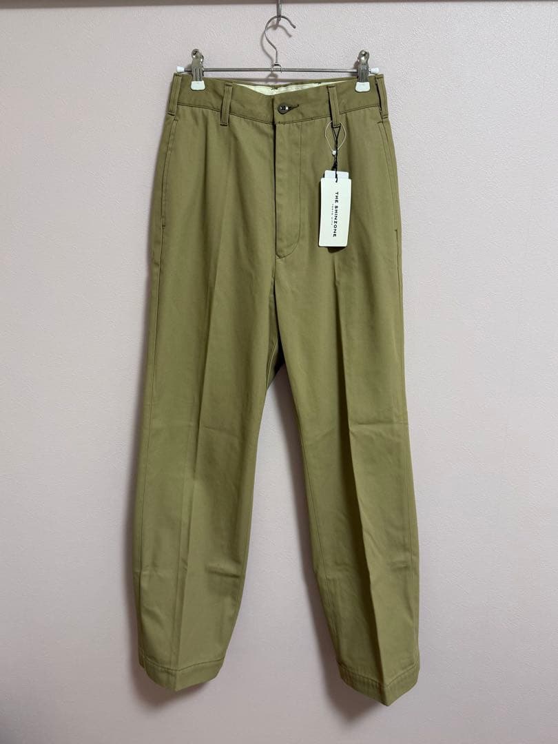 ごはん　SHINZONE ウォッシュドハイウエストチノ 32 新品