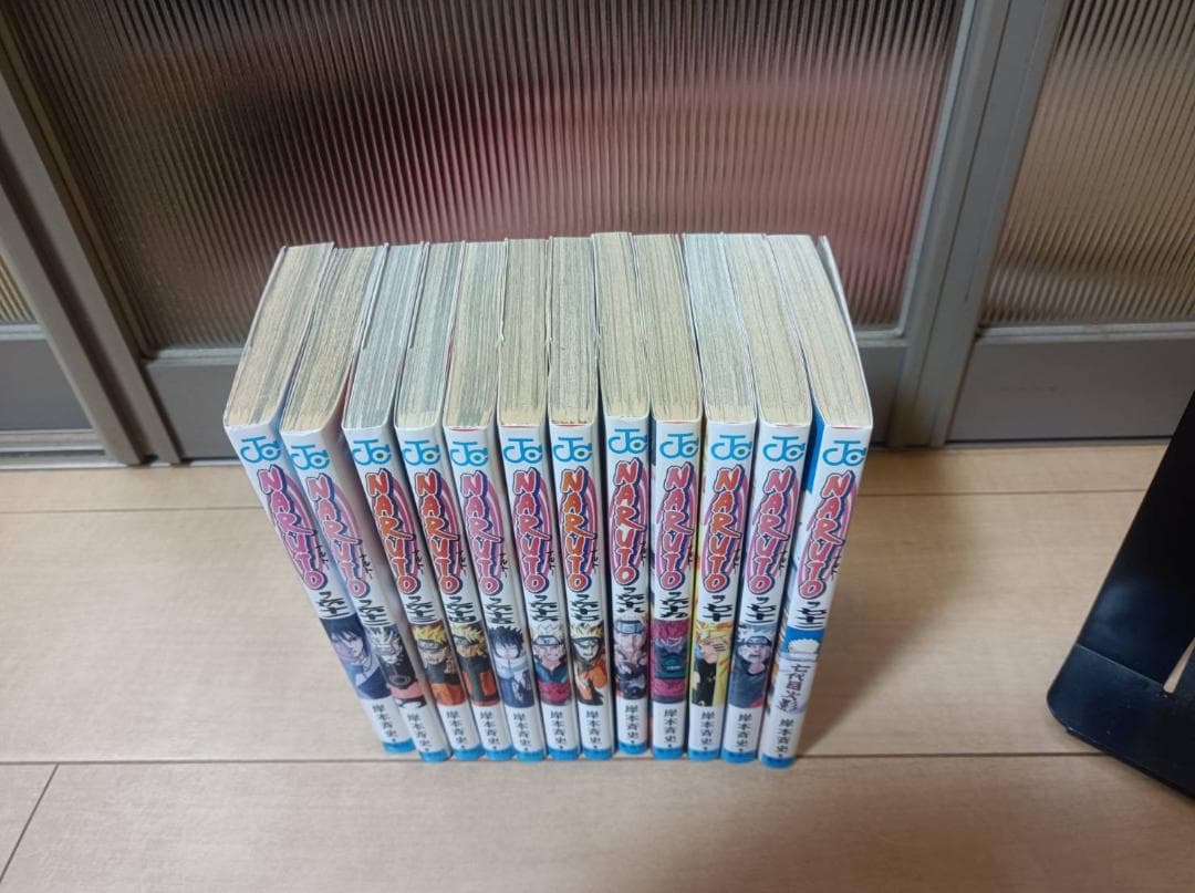 良品 初版 NARUTO ナルト 関連８冊 全巻 全巻セット 送料無料 岸本斉史